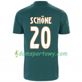 Koszulka Ajax Amsterdam Lasse Schöne 20 Wyjazdowe Koszulki Piłkarskie 2019-2020 Krótki Rękaw